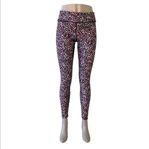 Joy Lab Splatter/Confetti Multi-colored Leggings